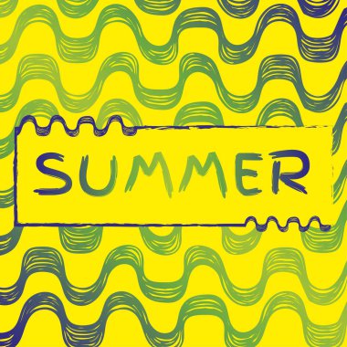 Ipanema Plajı desen seti.