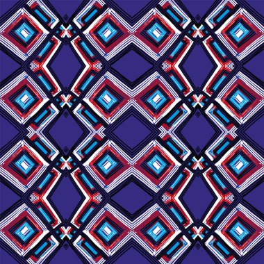 Elle çizilmiş moda şık desen.