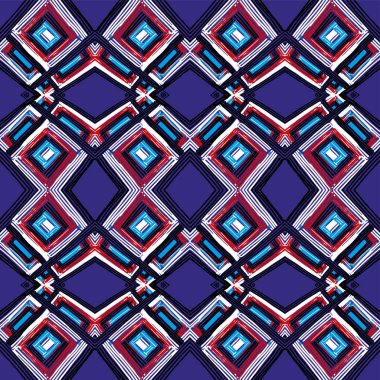 Elle çizilmiş moda şık desen.