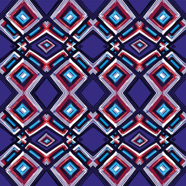 Elle çizilmiş moda şık desen.