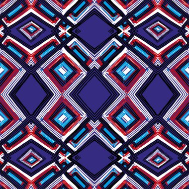 Elle çizilmiş moda şık desen.