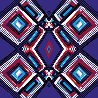 Elle çizilmiş moda şık desen.