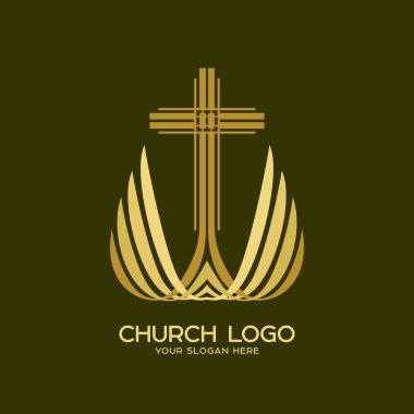 Kilise logosunu görmeniz gerekir. Tanrı ve Kurtarıcımız İsa Mesih ve kanatları çapraz