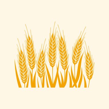 Logo ve Şükran günü için buğday sembolü
