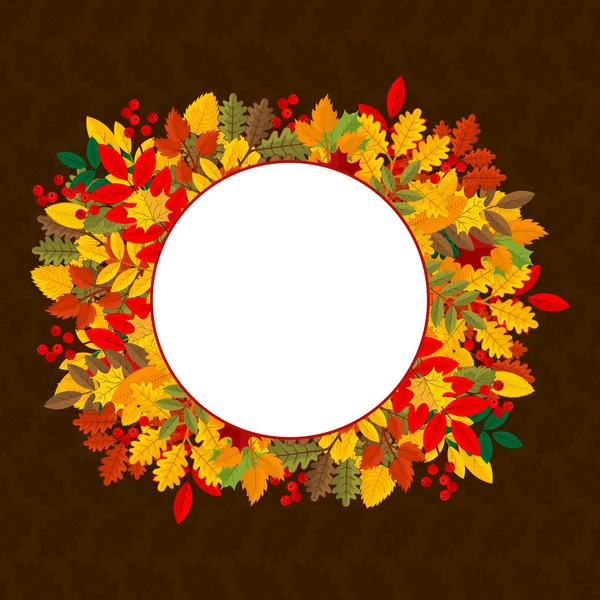 Elegant and beautiful autumn leaves and elements. Bright images for Thanksgiving Day — Stock Vector