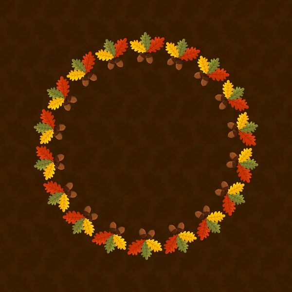 Κομψό και όμορφο το φθινόπωρο τα φύλλα και τα στοιχεία. Φωτεινές εικόνες για την ημέρα των ευχαριστιών — Διανυσματικό Αρχείο