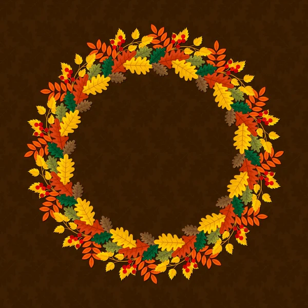 Elegantes y hermosas hojas y elementos otoñales. Imágenes brillantes para el Día de Acción de Gracias — Vector de stock