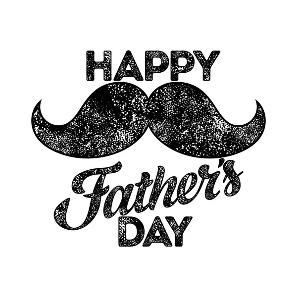 Tipografi ve mutlu Babalar günü için tasarım öğeleri ve siluetleri ile yazı