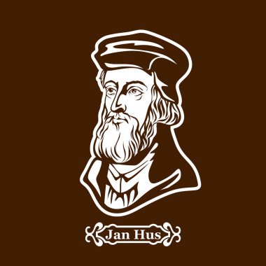 Jan Hus. Protestantism. Leaders of the European Reformation. clipart