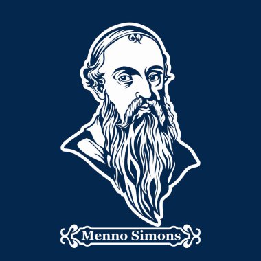 Menno Simons. Protestantism. Leaders of the European Reformation. clipart