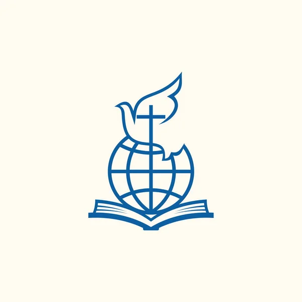 Λογότυπο Εκκλησία Εκκλησία Του Χριστού Μια Βιβλική Βάση — Διανυσματικό Αρχείο
