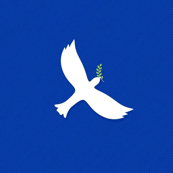 Taube Symbol Des Friedens Und Der Reinheit Das Biblische Symbol — Stockvektor
