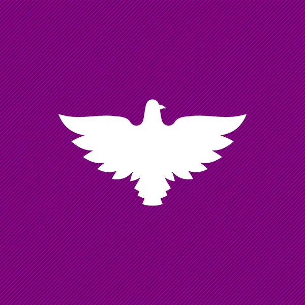 Dove Symbol Peace Purity Biblical Symbol Holy Spirit — Stock Vector