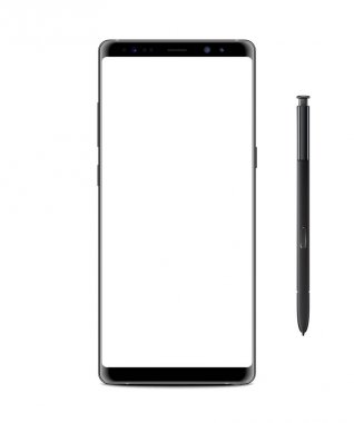 Bir akıllı telefon gerçekçi vektör çizim