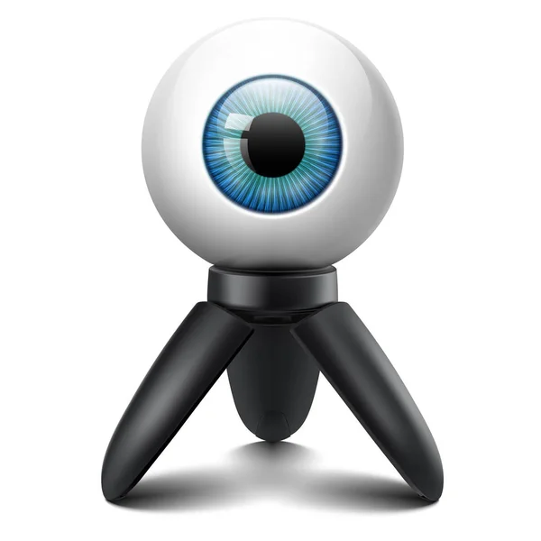 Göz top kamera bir tripod üzerinde 360 derece