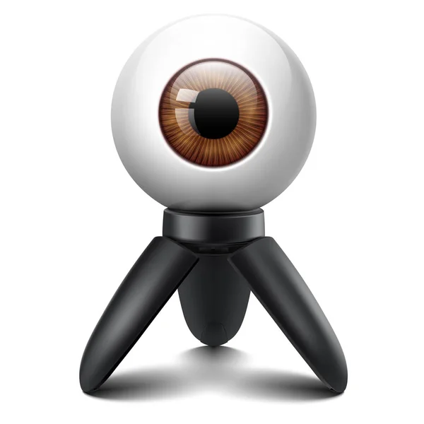 Göz top kamera bir tripod üzerinde 360 derece