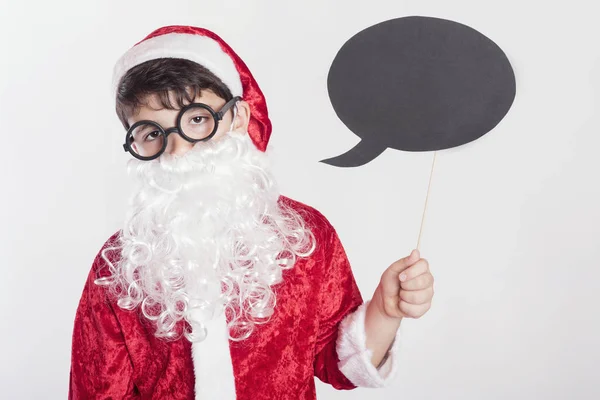 Niño vestido como Santa Claus —  Fotos de Stock