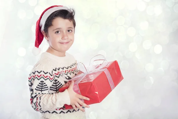 Feliz Navidad, Niño en Navidad — Foto de Stock