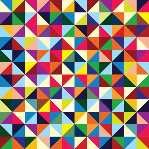 Ornement de triangles colorés — Image vectorielle
