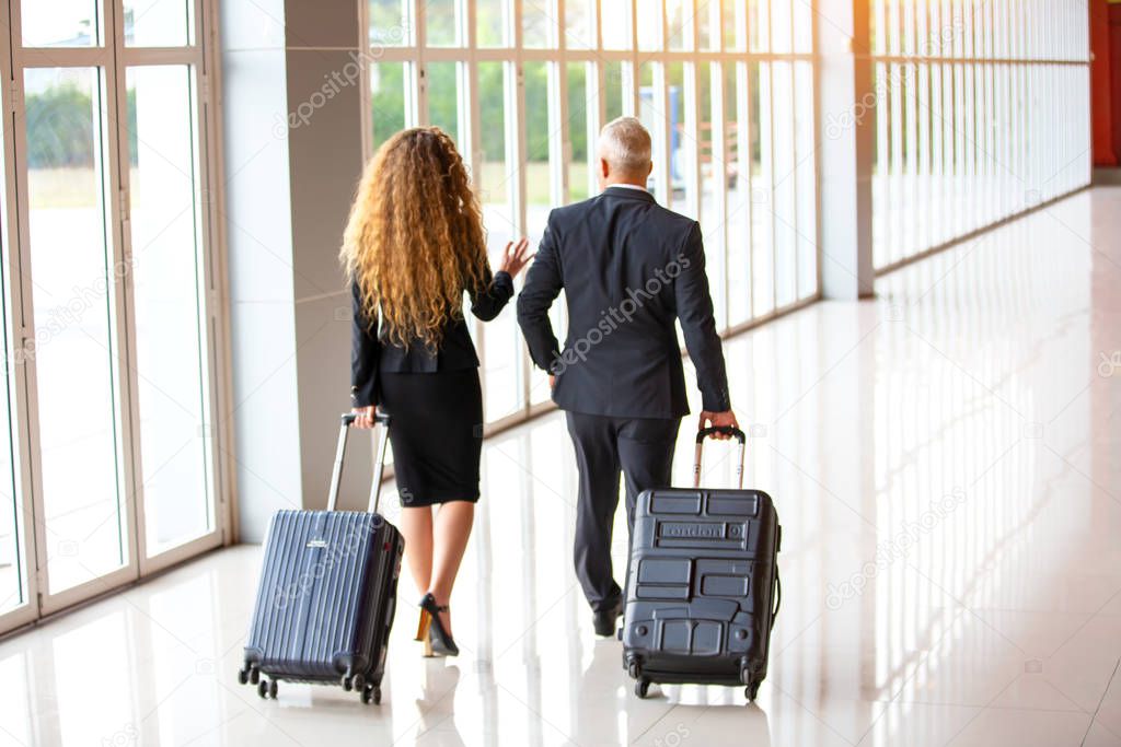 Business people on travelling