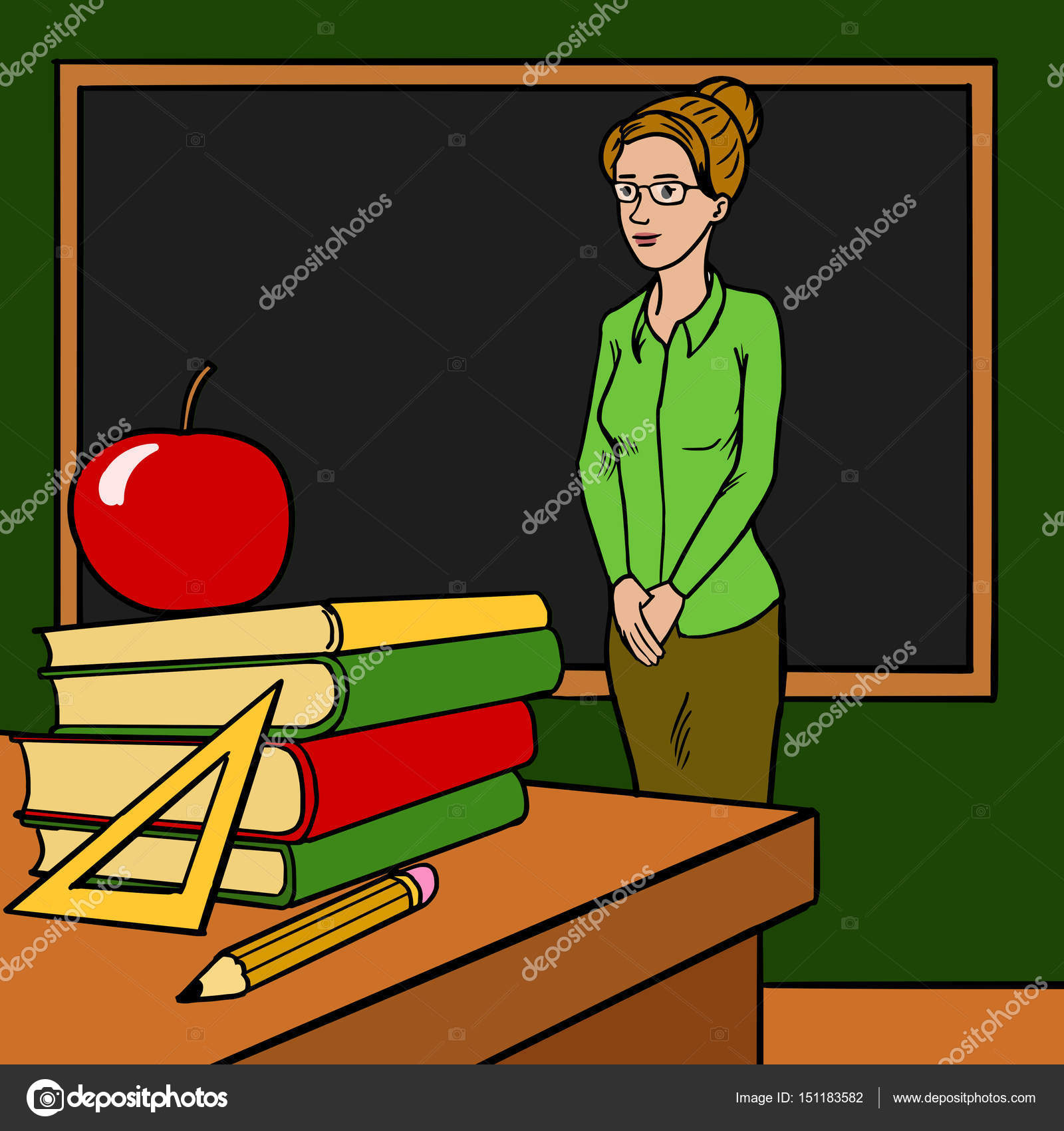 Teacher woman in classroom cartoon vector Stock Vector Image by ©AlexanderPokusay #151183582 Teacher woman in classroom cartoon vector Stock Vector Image by ©AlexanderPokusay #151183582