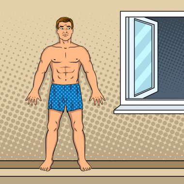 Sevgili kocası pop sanat vektör gizleme