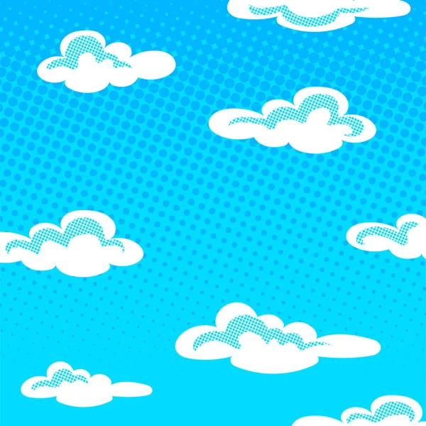 Himmel Halbton Hintergrund Vektor Illustration — Stockvektor