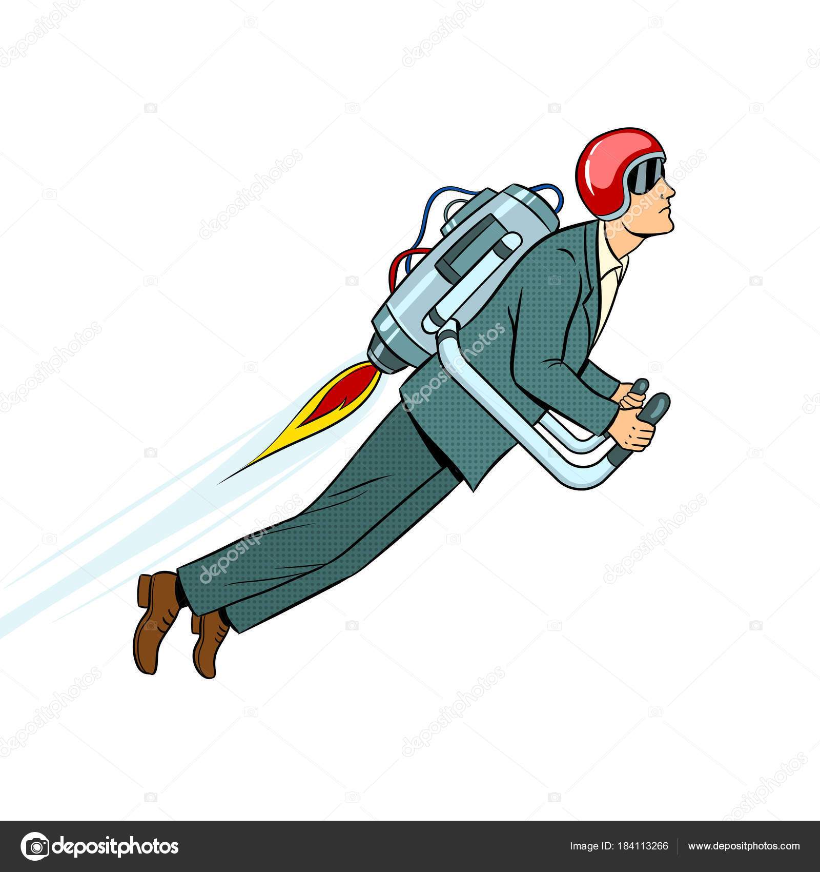 draw cartoon jetpack