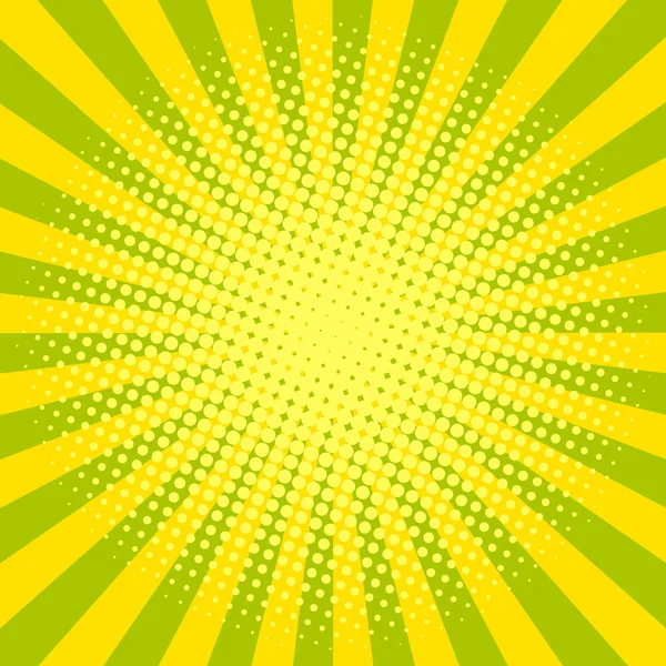 Ilustración vectorial amarillo medio tono de fondo — Vector de stock