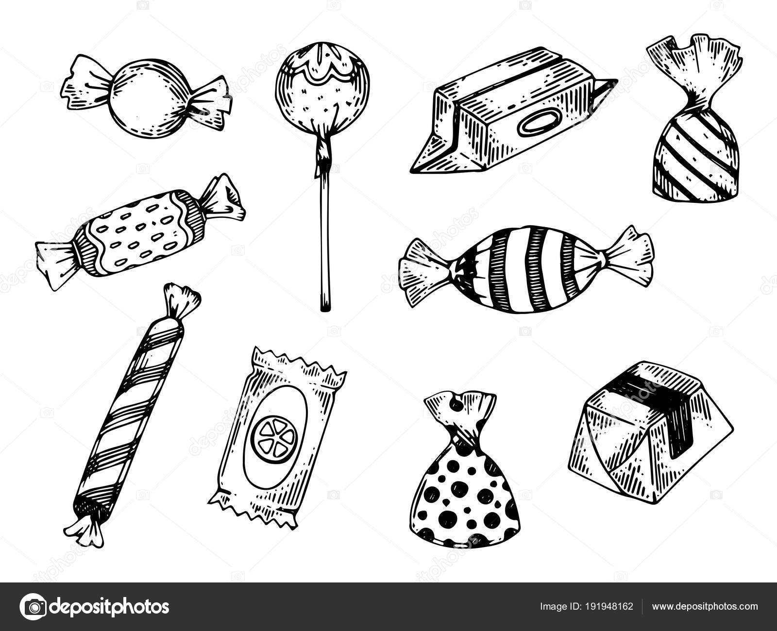 ベクター イラストを彫刻のお菓子 ストックベクター C Alexanderpokusay