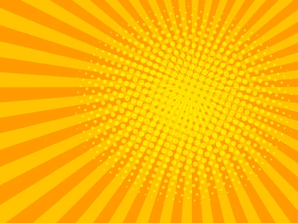 Ilustración vectorial amarillo medio tono de fondo — Archivo Imágenes Vectoriales