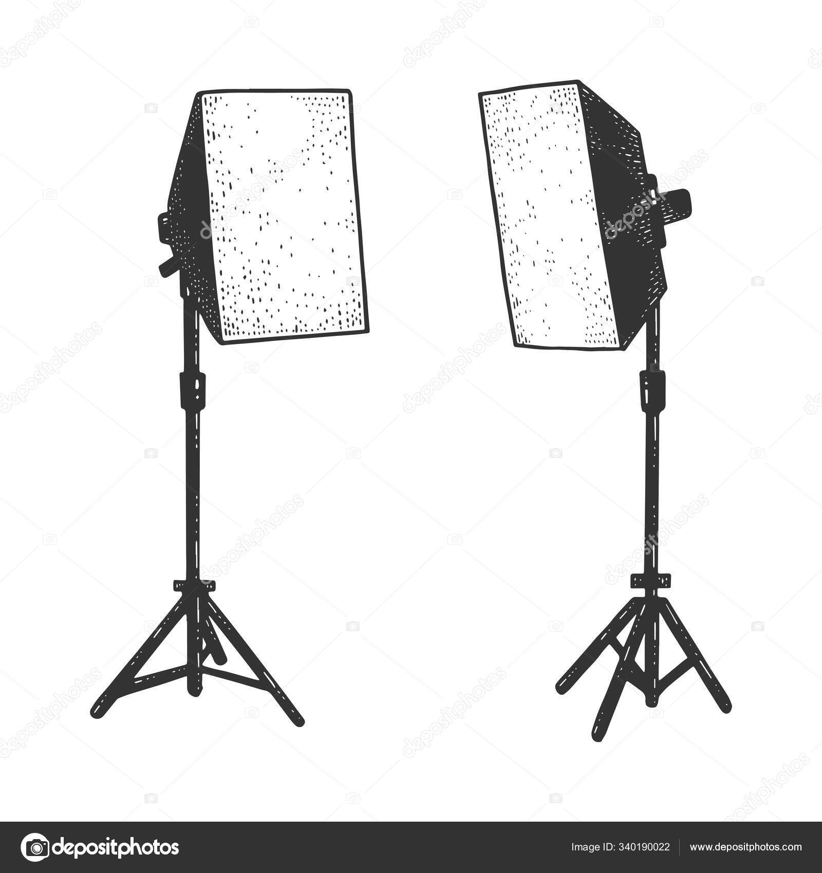 Stand drawing board hand drawn design on white Vector Image