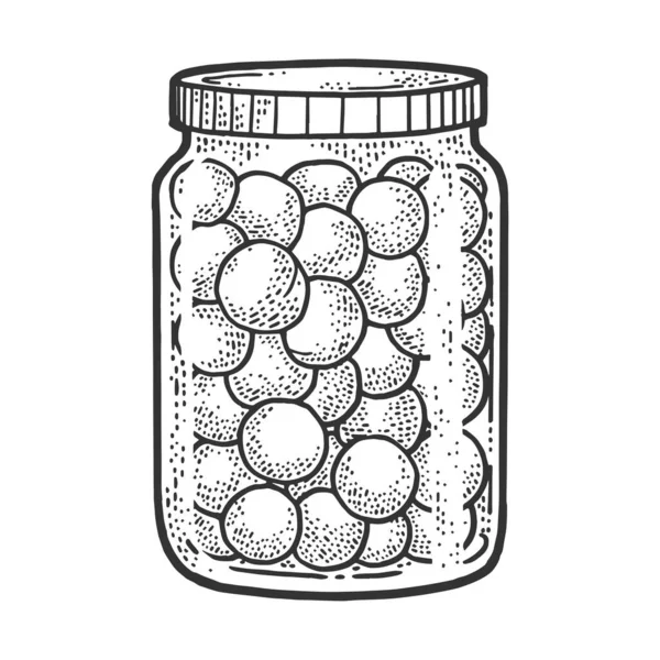 Espiguetas de trigo em vaso de flores esboço gravura vetor ilustração. T-shirt design de impressão de vestuário. Imitação de raspadinha. Imagem desenhada à mão preto e branco . —  Vetores de Stock