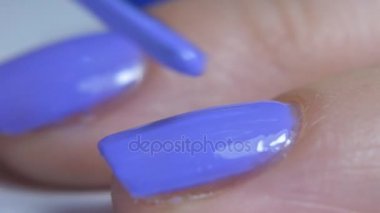 Ev koşulları yakın manikür. Eller manikür yakın bakış.