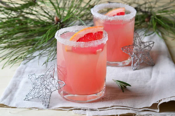 Grapefruit cocktail, Cold Drink — Stock Photo, Image