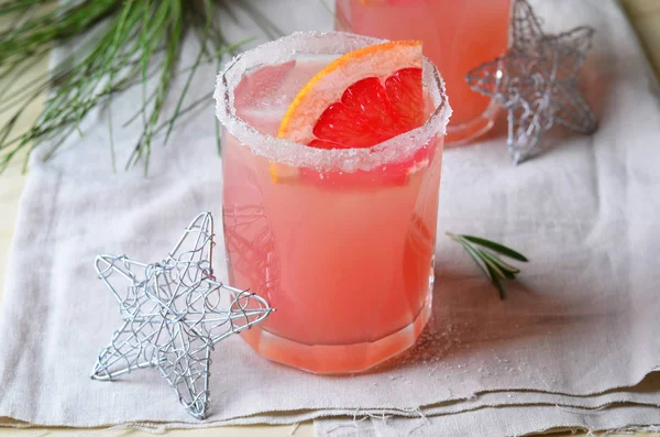 Grapefruit cocktail, Cold Drink — Stock Photo, Image