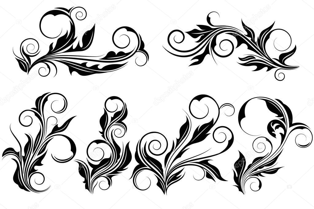 Floral vector collection.