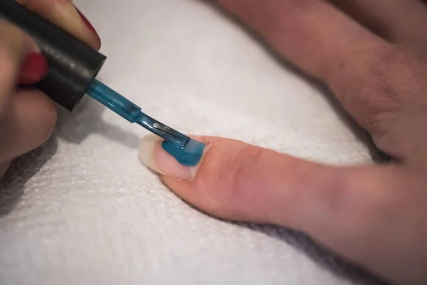 Barevný lak na nehty pro manikúru — Stock fotografie