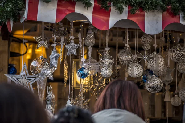 ตลาดคริสต์มาสในอัลโต Adige — ภาพถ่ายสต็อก