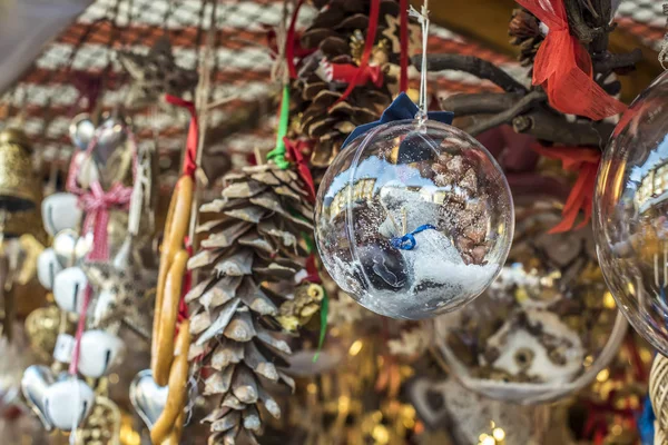 Karácsonyi vásár a Alto Adige Jogdíjmentes Stock Képek