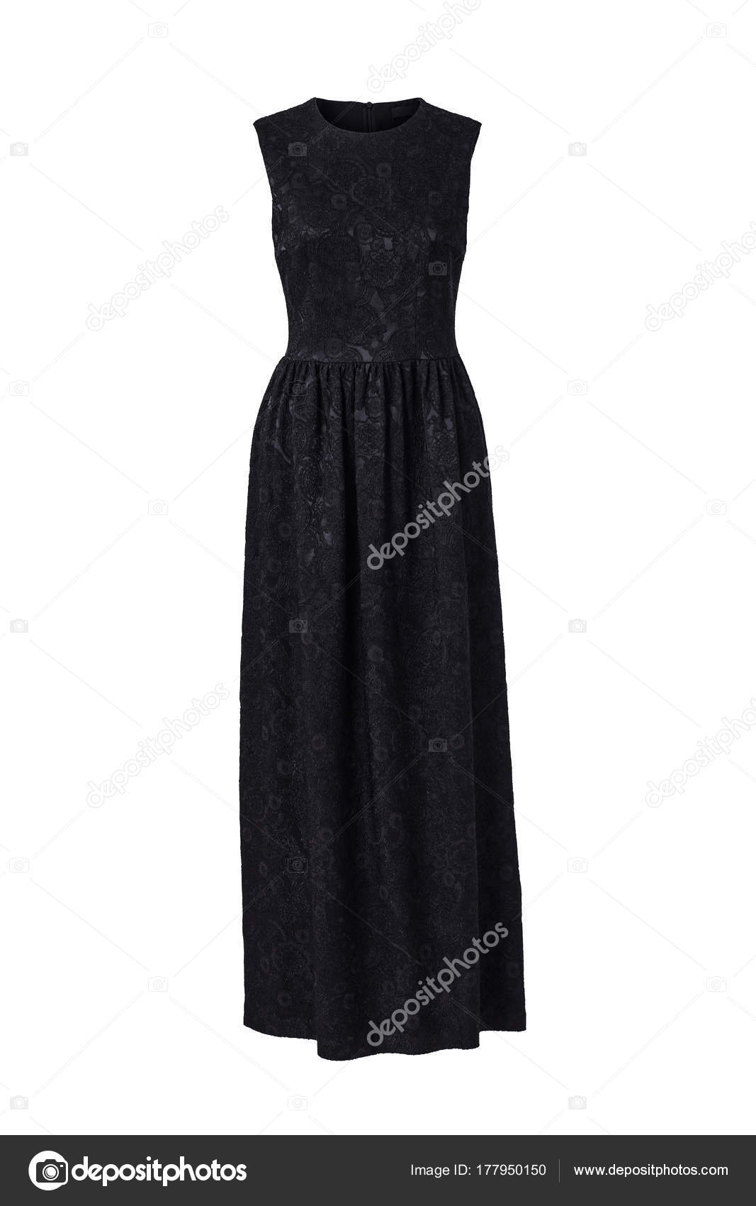 Black Dress Isolated White Background Stock Photo by ©Maffi 177950150