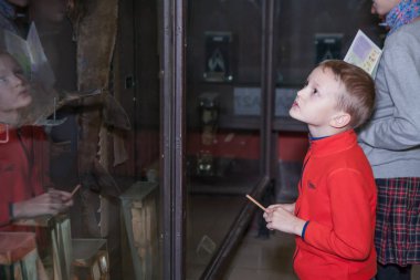 Moskova, Rusya - 26 Ekim 2015: Devlet biyolojik Müzesi.