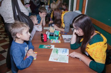 Moskova, Rusya - 26 Ekim 2015: Devlet biyolojik Müzesi.