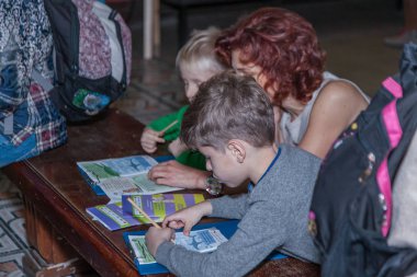 Moskova, Rusya - 26 Ekim 2015: Devlet biyolojik Müzesi.