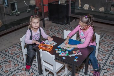 Moskova, Rusya - 26 Ekim 2015: Devlet biyolojik Müzesi.