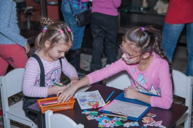 Moskova, Rusya - 26 Ekim 2015: Devlet biyolojik Müzesi.