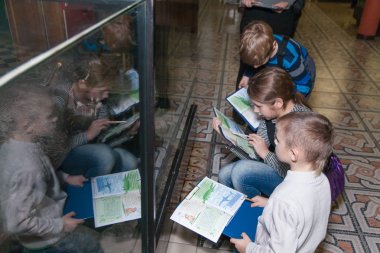 Moskova, Rusya - 26 Ekim 2015: Devlet biyolojik Müzesi.