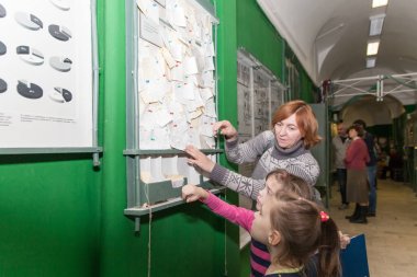 Moskova, Rusya - 26 Ekim 2015: Devlet biyolojik Müzesi.