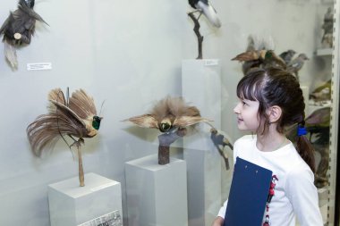 Moskova, Rusya - 26 Ekim 2015: Devlet biyolojik Müzesi.