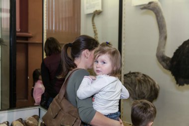 Moskova, Rusya - 26 Ekim 2015: Devlet biyolojik Müzesi.